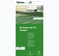 Kleine Seitenvorschau von qmax-energie.de
