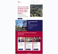 Kleine Seitenvorschau von evangelisches-johannesstift.de