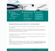 Kleine Seitenvorschau von hausarztpraxis-duisburg-huckingen.de