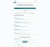 Kleine Seitenvorschau von physiopark-mg.de