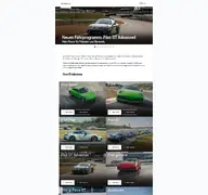 Kleine Seitenvorschau von porsche-experiencecenter-hockenheimring.de