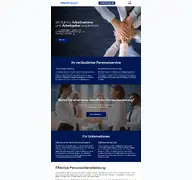 Kleine Seitenvorschau von optimum-zeitpersonal.de