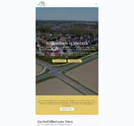 Kleine Seitenvorschau von marbeck.de