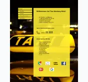 Kleine Seitenvorschau von marburg-taxi.de