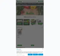 Kleine Seitenvorschau von samen-online.de