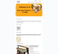 Kleine Seitenvorschau von archenoah-tierhilfe.de