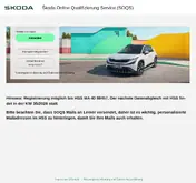 Kleine Seitenvorschau von skoda-service-training.de