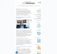 Kleine Seitenvorschau von cremlingen.de