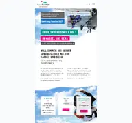 Kleine Seitenvorschau von skydive.de