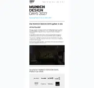 Kleine Seitenvorschau von munichdesigndays.de