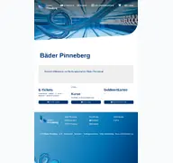Kleine Seitenvorschau von pinneberg.baeder-suite.de