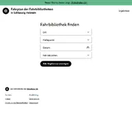 Kleine Seitenvorschau von fahrplan.bz-sh.de