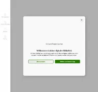 Kleine Seitenvorschau von aachen.onleihe.de
