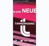 Kleine Seitenvorschau von timmermanns.de