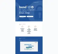 Kleine Seitenvorschau von id.bund.de