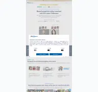 Kleine Seitenvorschau von meinbewerbungsfoto.de