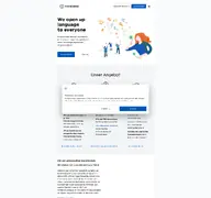 Kleine Seitenvorschau von translated.net