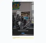Kleine Seitenvorschau von fitness-vital.de