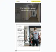 Kleine Seitenvorschau von fitnessclub-sunshine.de