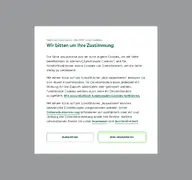 Kleine Seitenvorschau von meine.aok.de