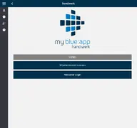 Kleine Seitenvorschau von handwerk.myblueapp.de