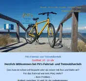 Kleine Seitenvorschau von pits-fahrradverleih.de