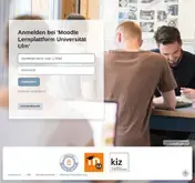 Kleine Seitenvorschau von moodle.uni-ulm.de