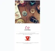 Kleine Seitenvorschau von cafesisters.de