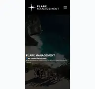 Kleine Seitenvorschau von flare-management.de
