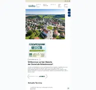 Kleine Seitenvorschau von hohenkammer.de
