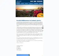Kleine Seitenvorschau von lubmin.de