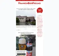 Kleine Seitenvorschau von frankenbierfreund.de
