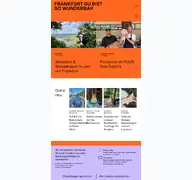 Kleine Seitenvorschau von frankfurtdubistsowunderbar.de