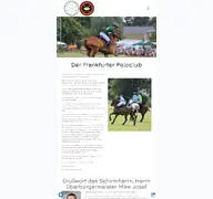 Kleine Seitenvorschau von frankfurterpoloclub.de