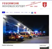 Kleine Seitenvorschau von feuerwehr-hohenlockstedt.de