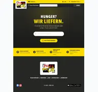Kleine Seitenvorschau von pizzacab.de