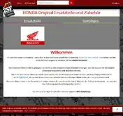 Kleine Seitenvorschau von honda-motorrad-ersatzteile.de