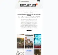 Kleine Seitenvorschau von lust-auf-gut.de