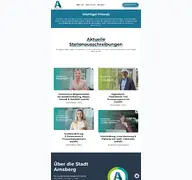 Kleine Seitenvorschau von karriere-arnsberg.de