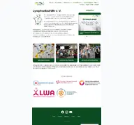 Kleine Seitenvorschau von lymphselbsthilfe.de