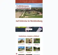 Kleine Seitenvorschau von freilichtmuseum-klockenhagen.de