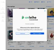 Kleine Seitenvorschau von muensterload.onleihe.de