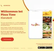 Kleine Seitenvorschau von pizzatime-hanstedt.de