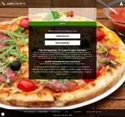 Kleine Seitenvorschau von pizzavilla.de