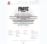Kleine Seitenvorschau von frontrecords.de