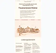Kleine Seitenvorschau von frauenarztpraxis-wuestner.de