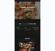 Kleine Seitenvorschau von pizzeria-lafattoria.de