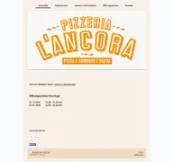 Kleine Seitenvorschau von pizzeria-lancora.de