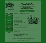 Kleine Seitenvorschau von pizzeria-pedro.de