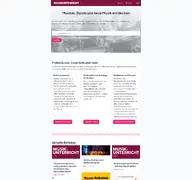 Kleine Seitenvorschau von musikunterricht.de